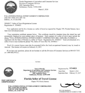 Registration Certificate